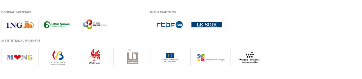 Sponsors and partners Mons 2015